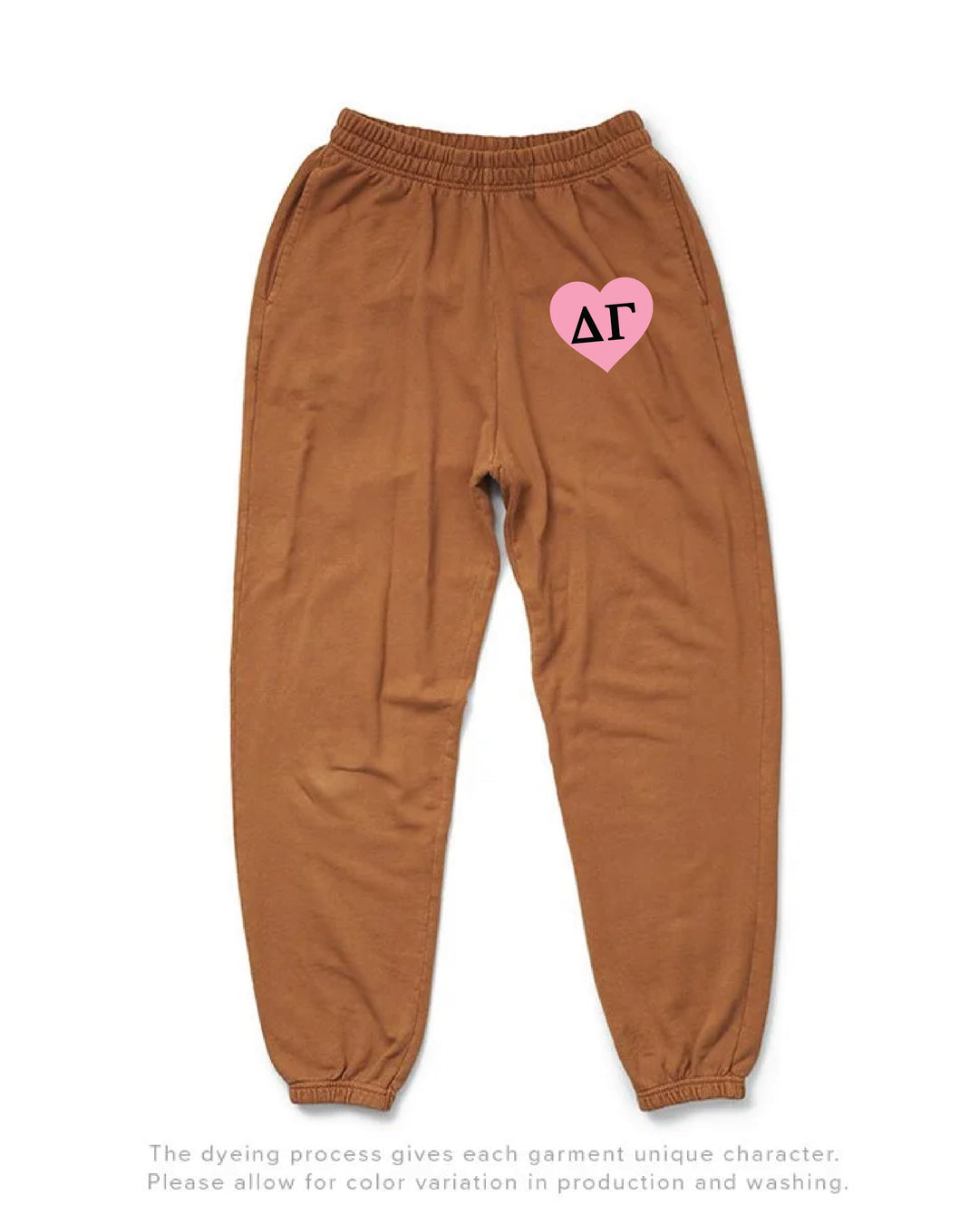Caffeine Pink Heart Light Weight Sorority Joggers