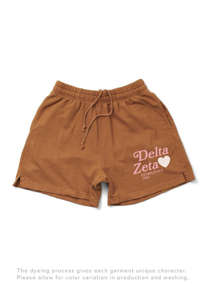 Caffeine Heart Light Weight Sorority Shorts