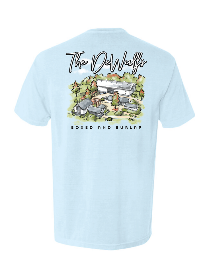 The DeWulfs | Chambray Wedding Tee