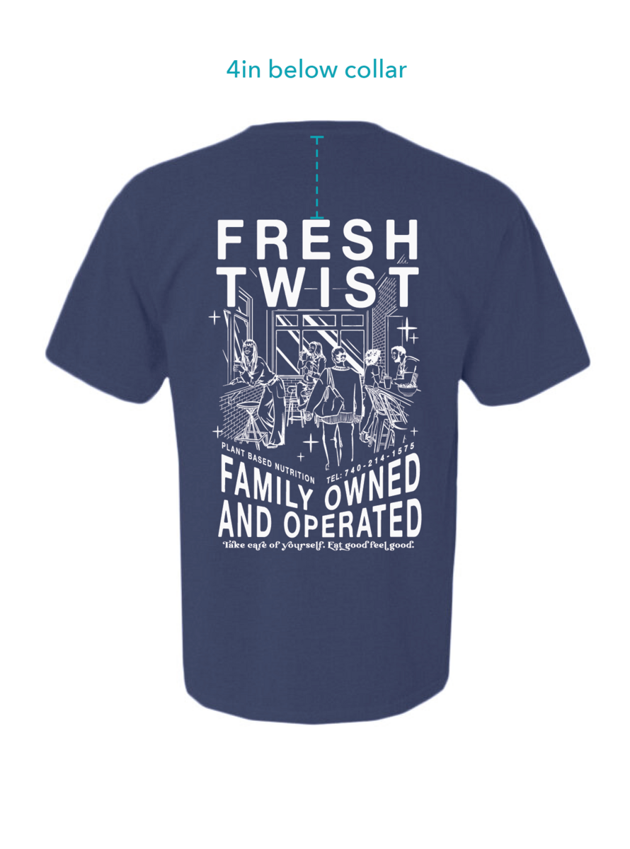 Fresh Twist Set-Shirts - China Blue