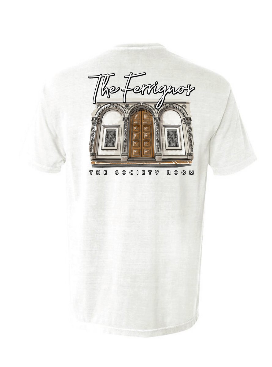 The Ferrignos | Wedding Tees - White