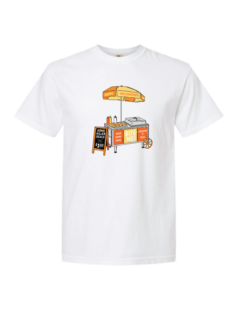 Halloweiner Hot Dog Stand Tee