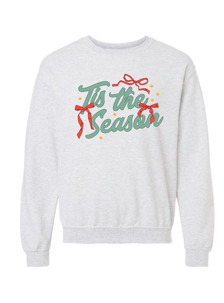 Tis The Season Holiday Bow Sweatshirt
