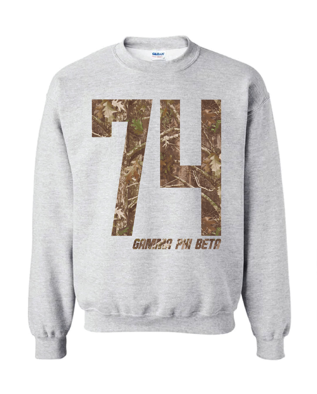 Camo Est Year Sorority Crewneck