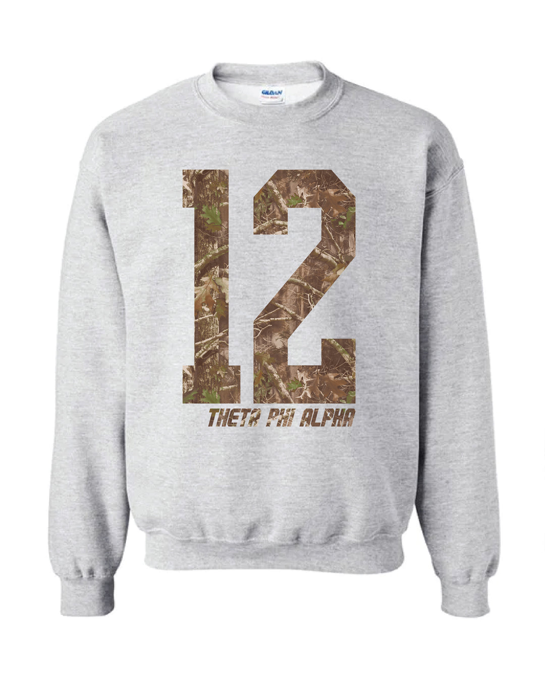 Theta Phi Alpha Camo Est Year Crewneck