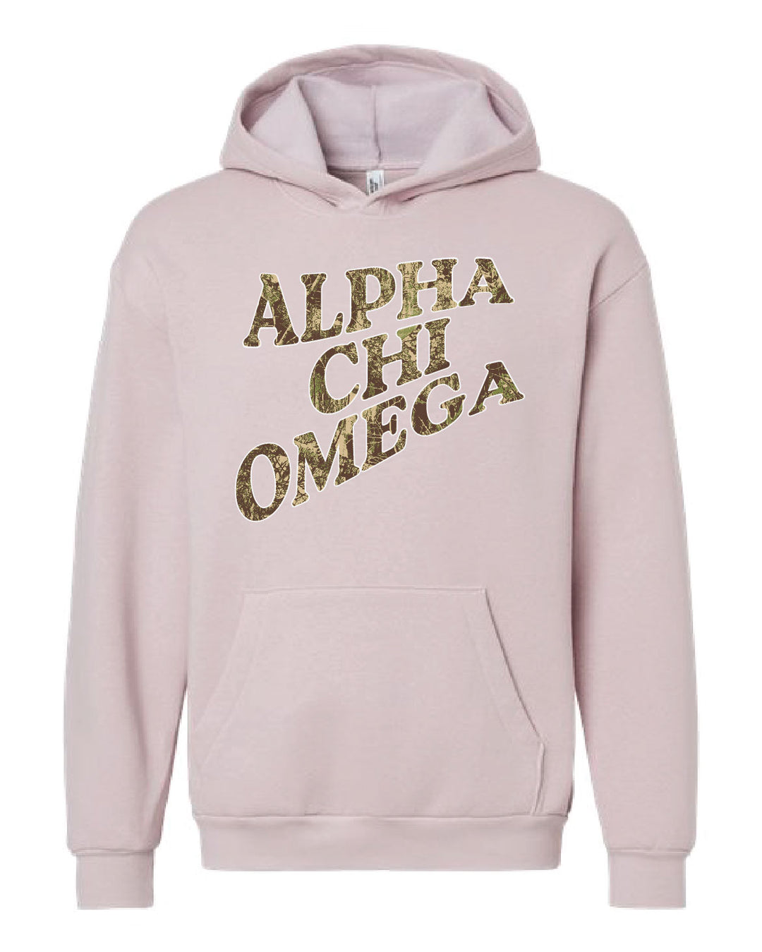 Camo Letter Sorority Hoodie - 2XL - 3XL