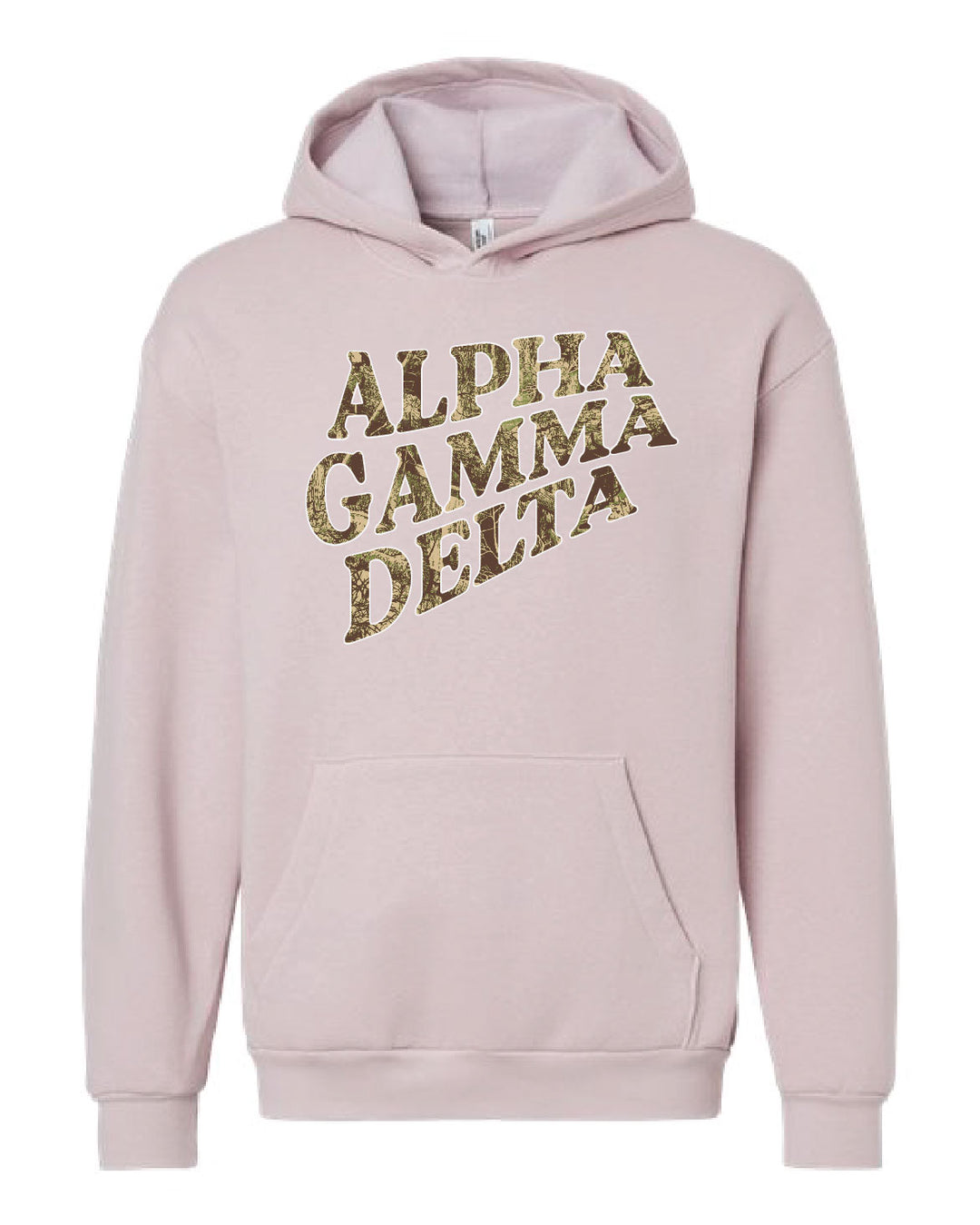 Camo Letter Sorority Hoodie