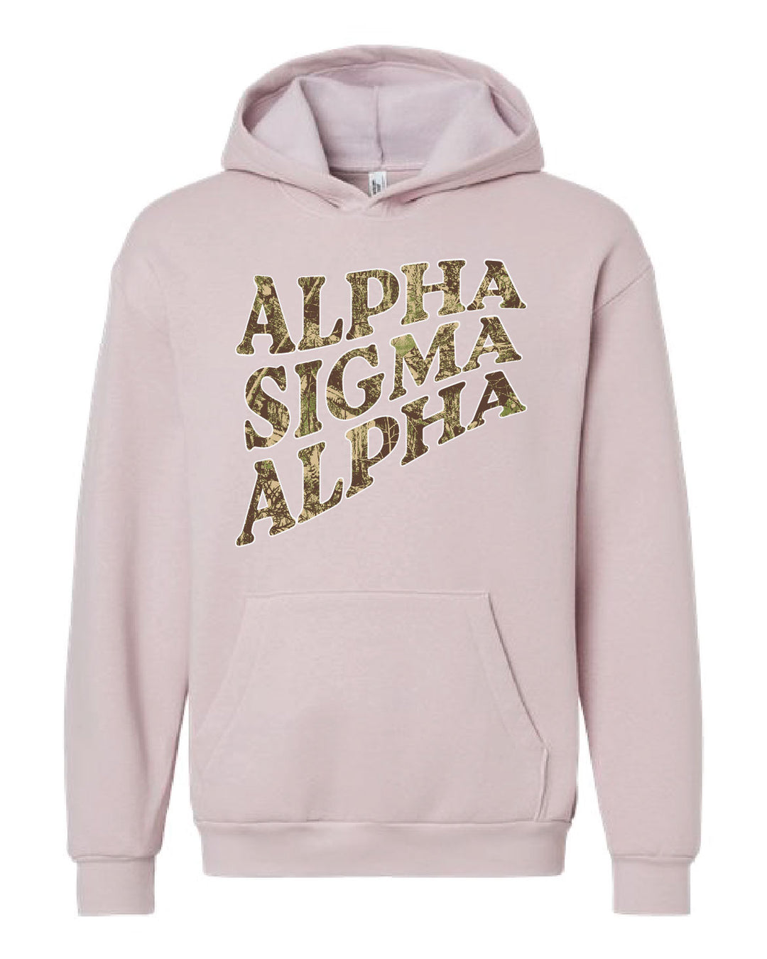 Camo Letter Sorority Hoodie