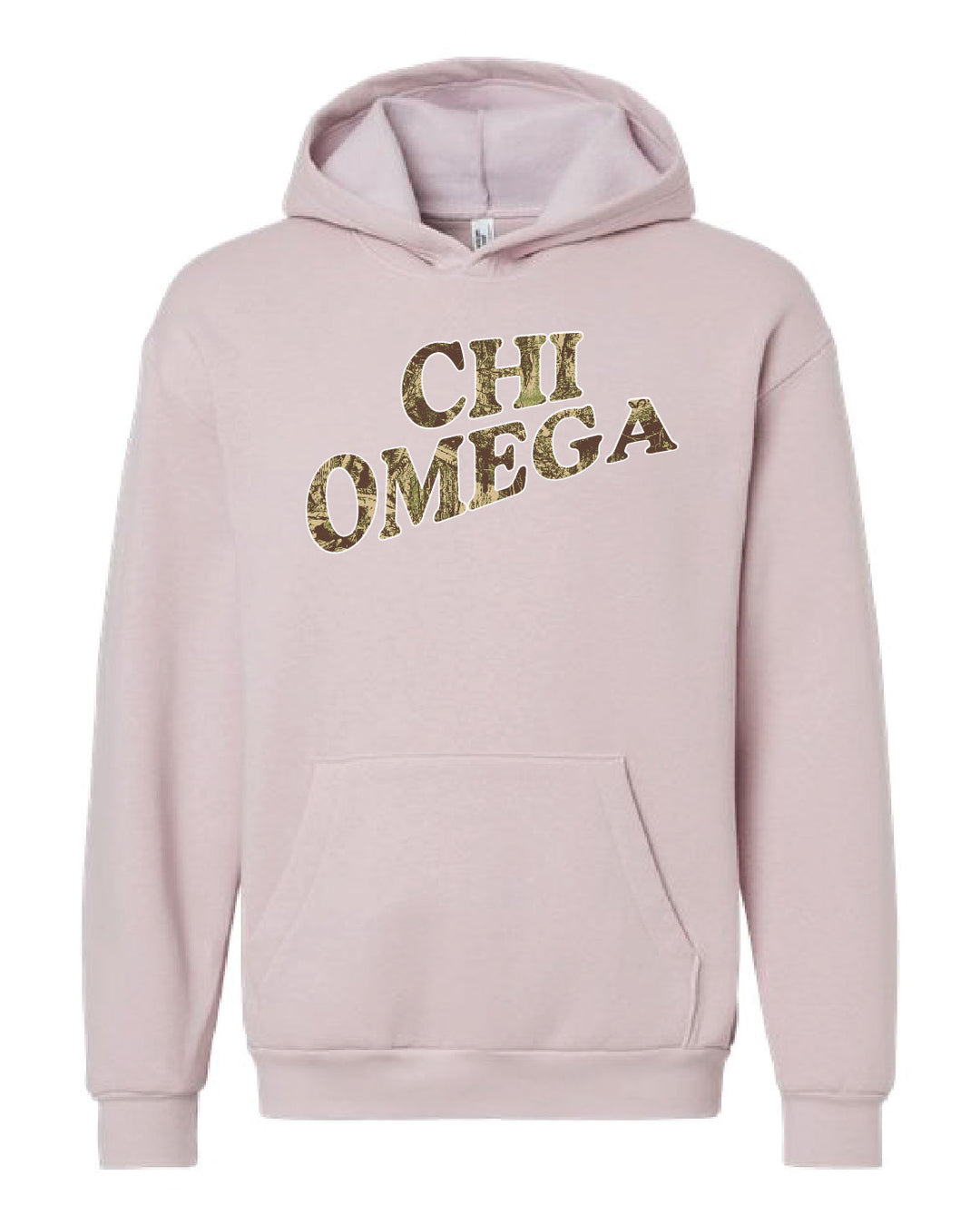 Camo Letter Sorority Hoodie