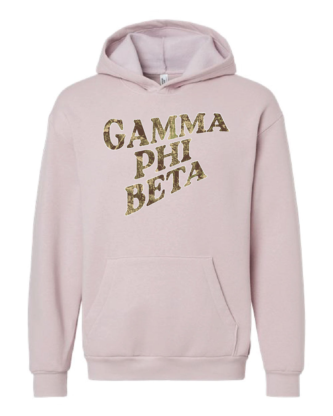 Camo Letter Sorority Hoodie