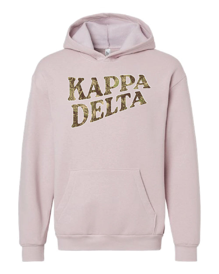 Camo Letter Sorority Hoodie