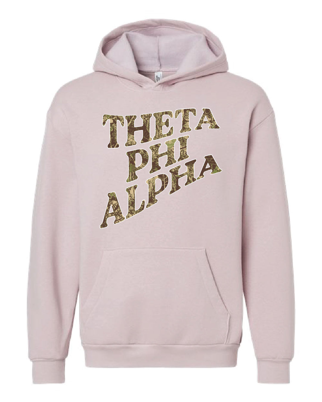 Camo Letter Sorority Hoodie - 2XL - 3XL