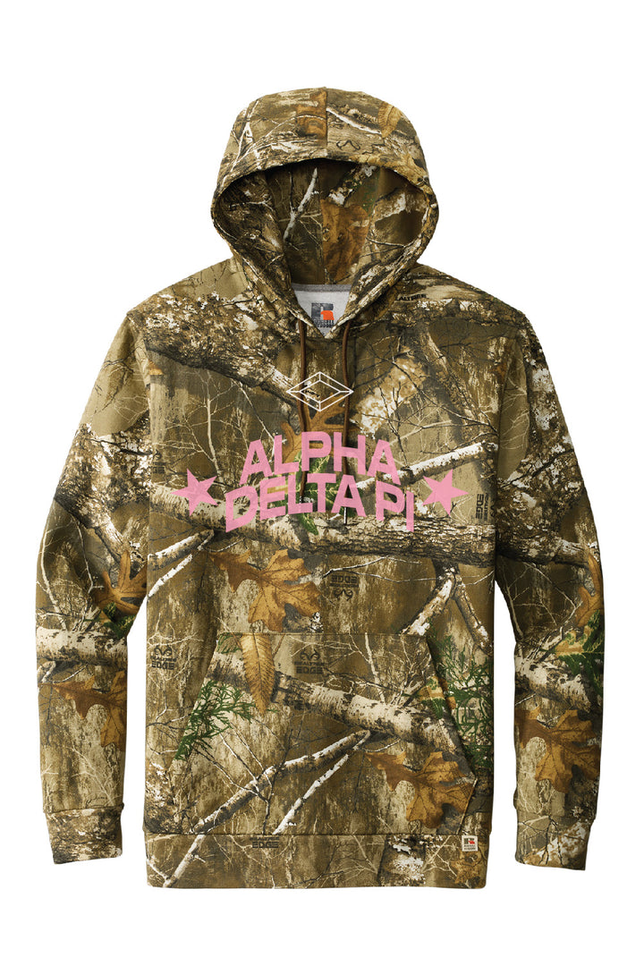 Alpha Delta Pi Pink Star Camo Hoodie