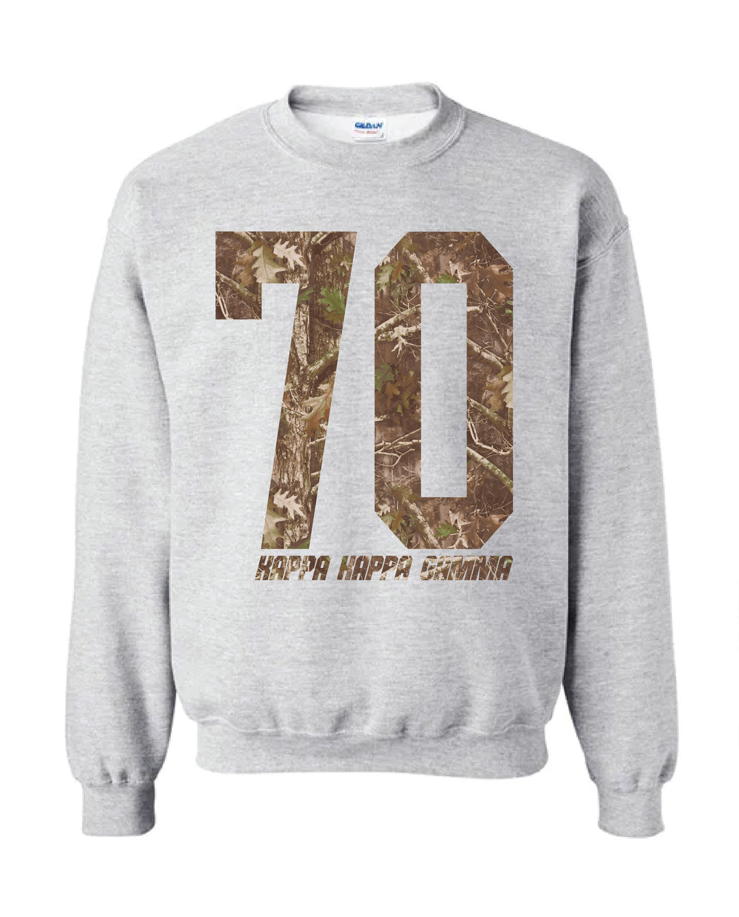 Kappa Kappa Gamma Camo Est Year Crewneck