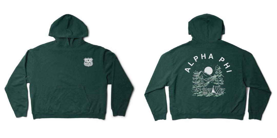 Alpine Campfire Sorority Matching Set Light Weight Hoodie