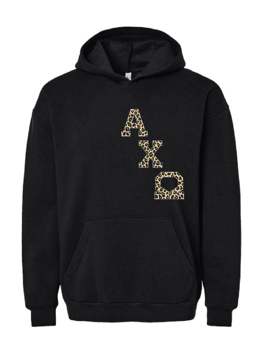 Cheetah Letters Sorority Hoodie