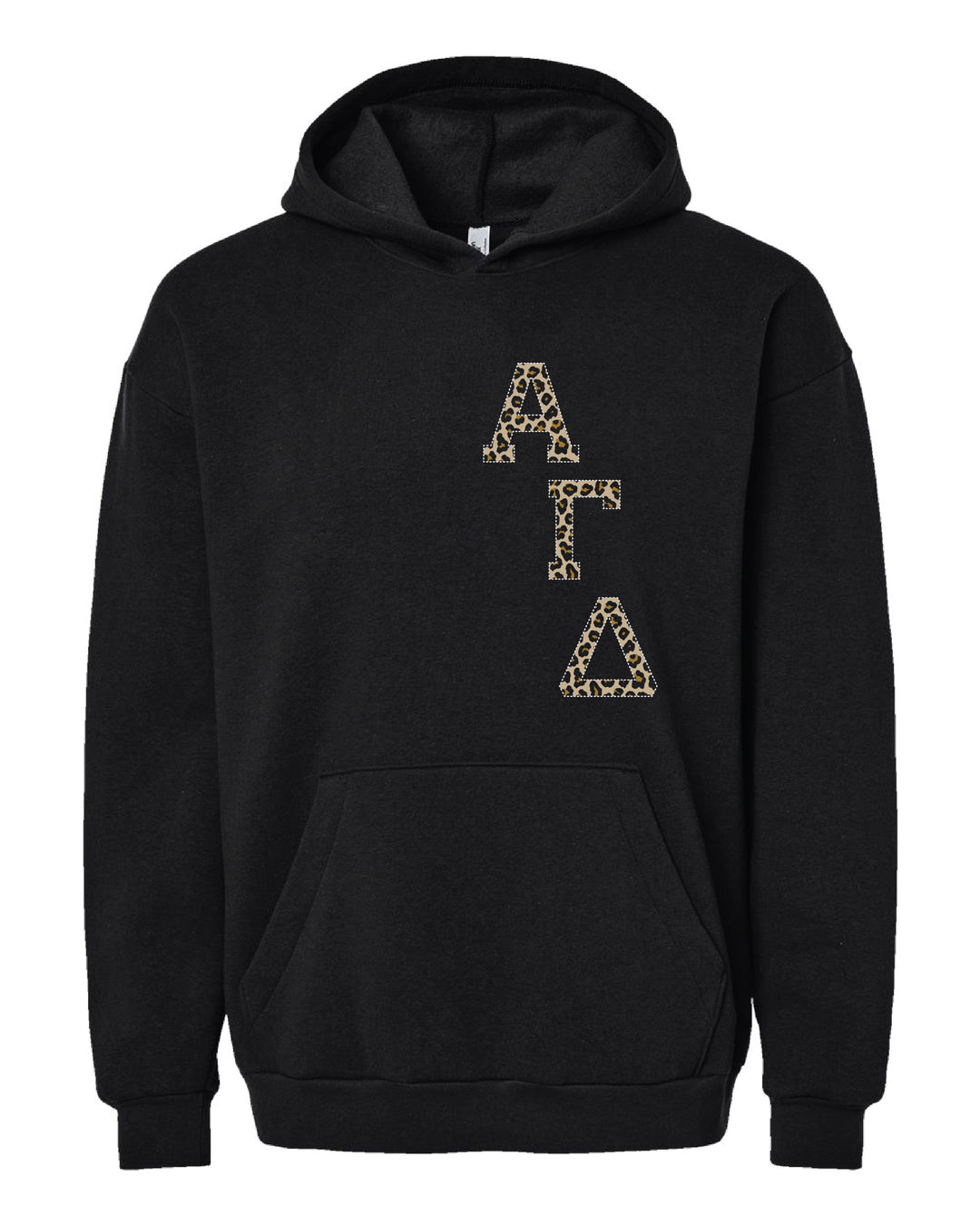 Cheetah Letters Sorority Hoodie - 2XL - 3XL