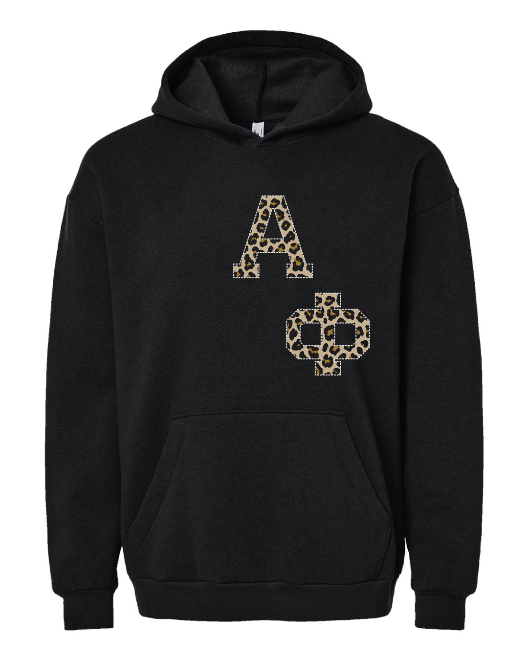 Cheetah Letters Sorority Hoodie