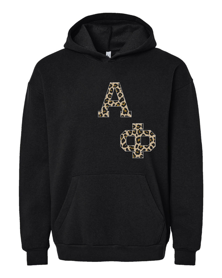 Cheetah Letters Sorority Hoodie