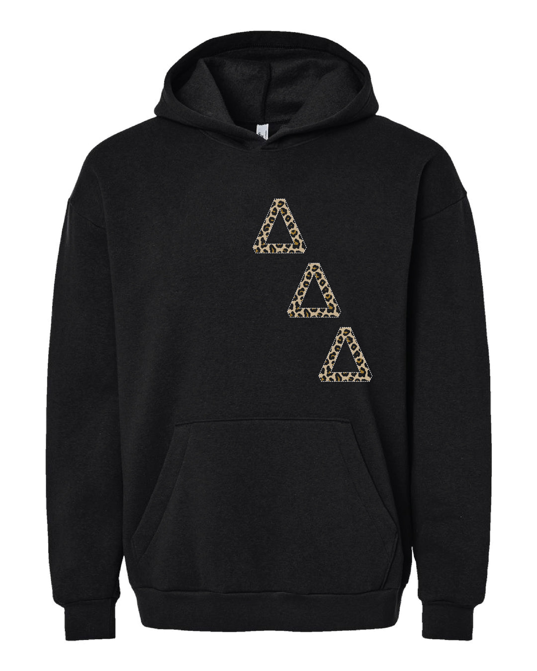 Cheetah Letters Sorority Hoodie - 2XL - 3XL