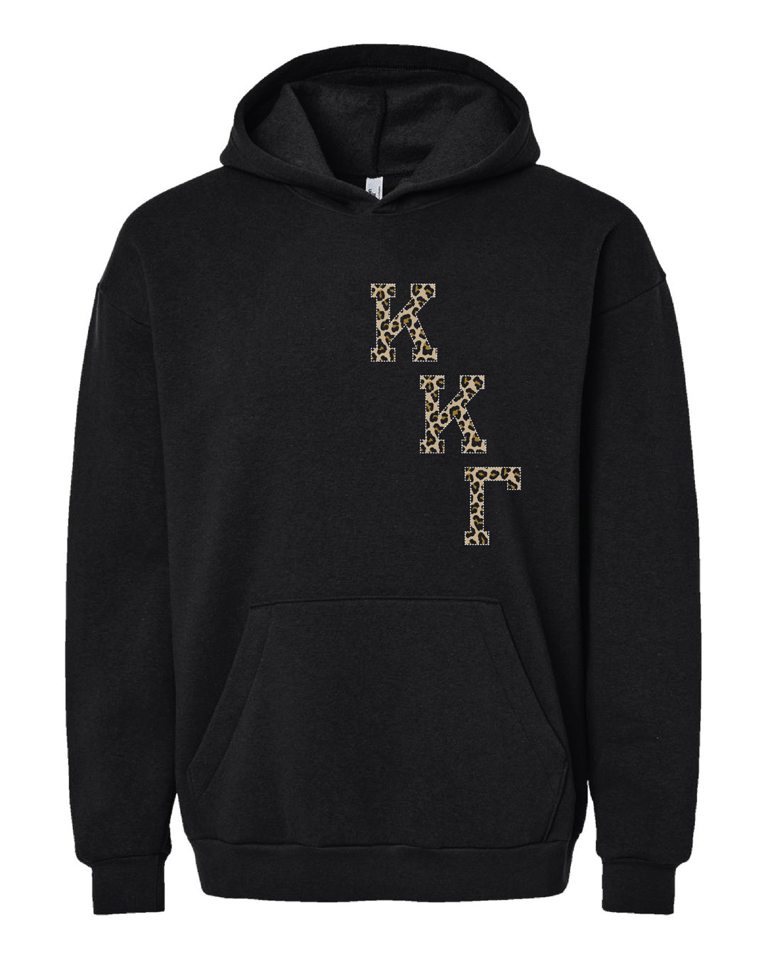 Cheetah Letters Sorority Hoodie - 2XL - 3XL