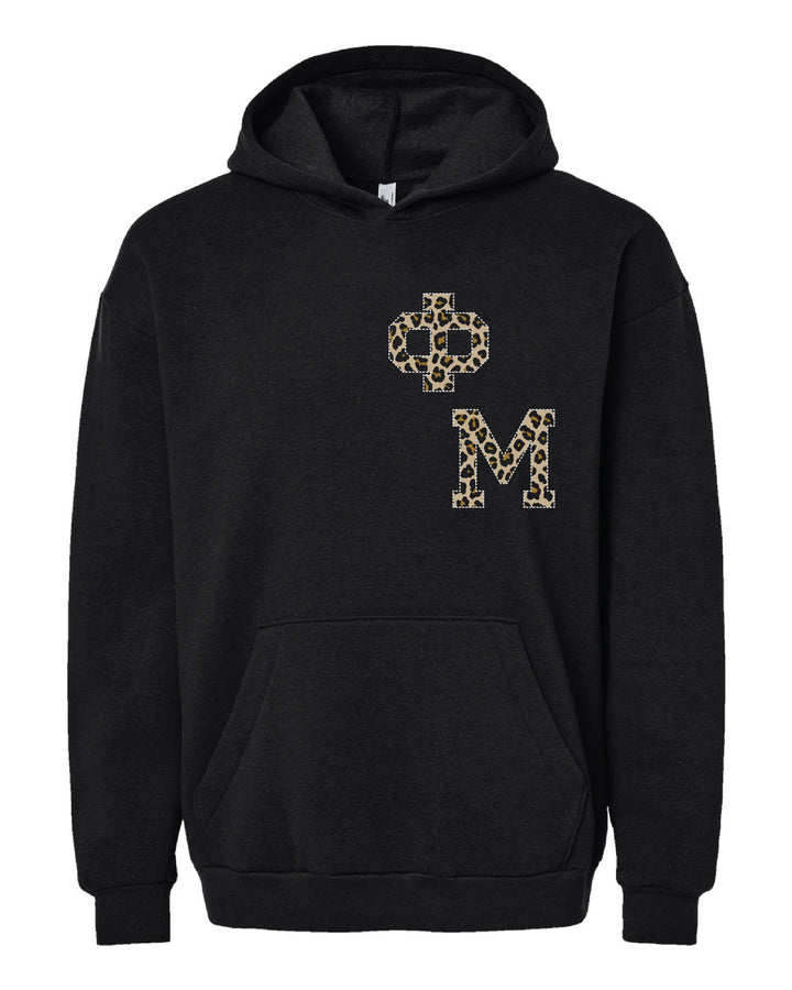 Cheetah Letters Sorority Hoodie