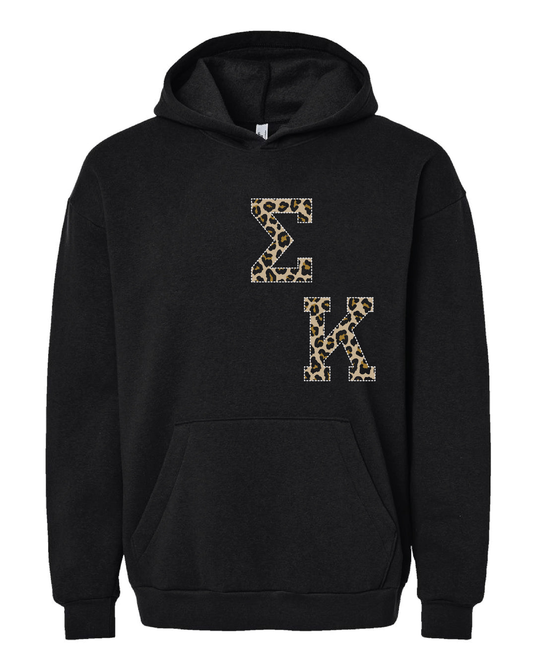 Cheetah Letters Sorority Hoodie - 2XL - 3XL