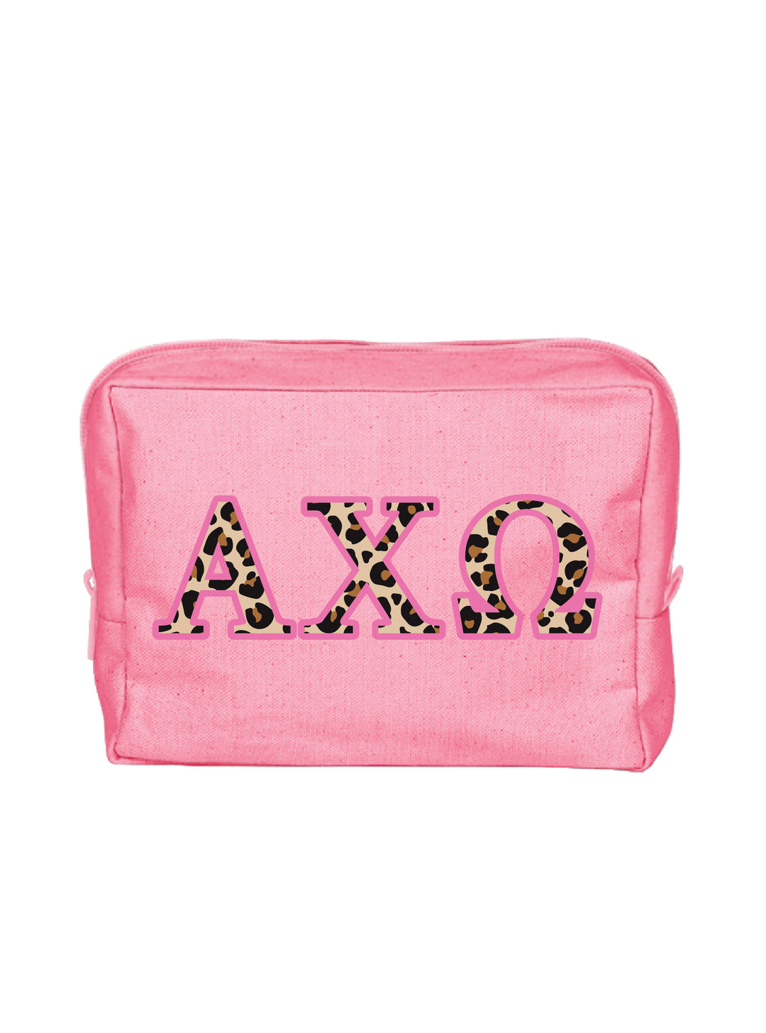 Cheetah Letters Sorority Make-Up Pouch