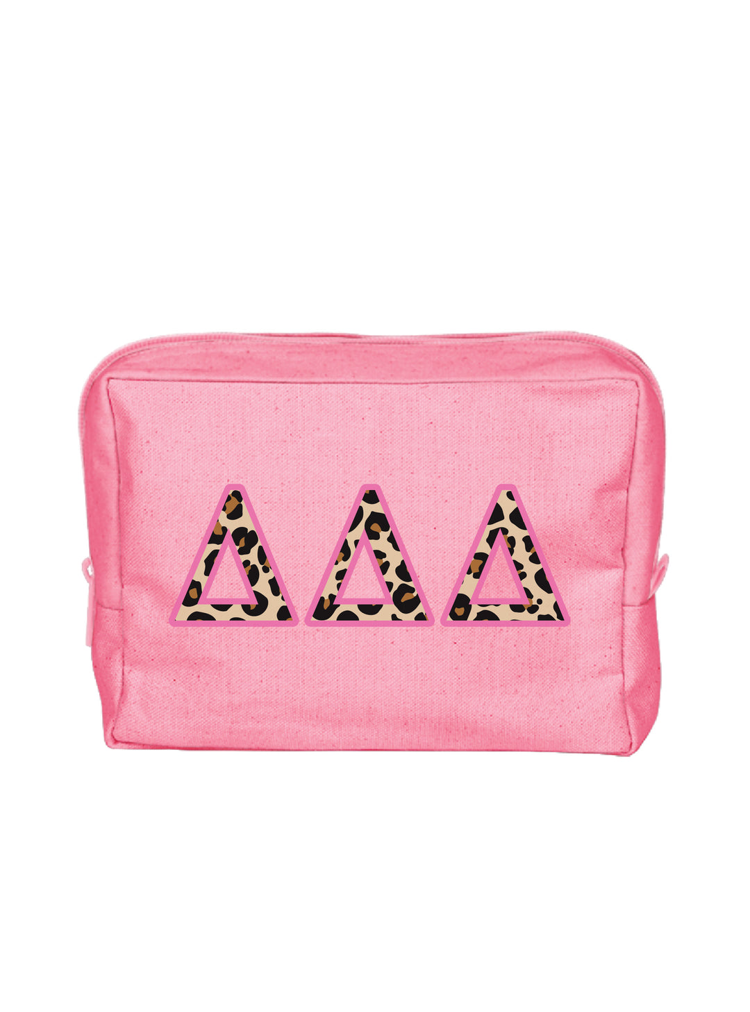 Cheetah Letters Sorority Make-Up Pouch