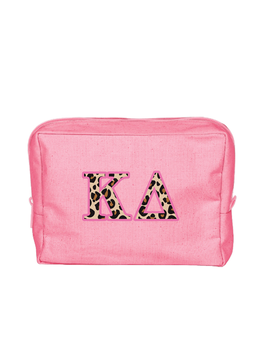 Cheetah Letters Sorority Make-Up Pouch