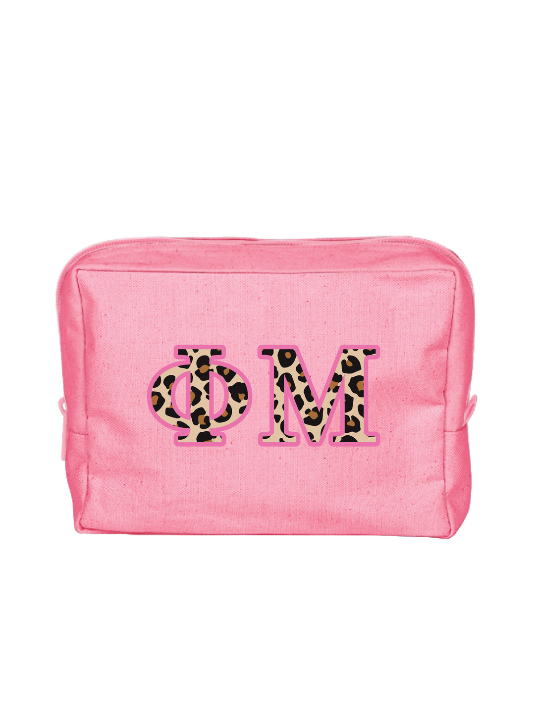 Cheetah Letters Sorority Make-Up Pouch