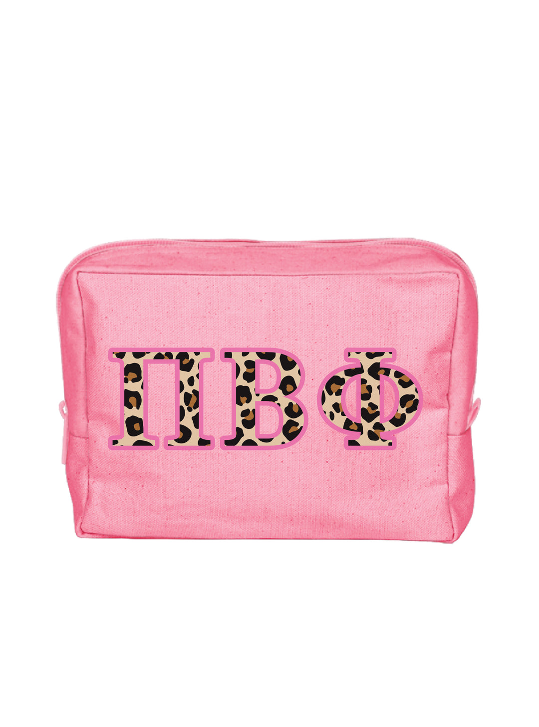 Cheetah Letters Sorority Make-Up Pouch