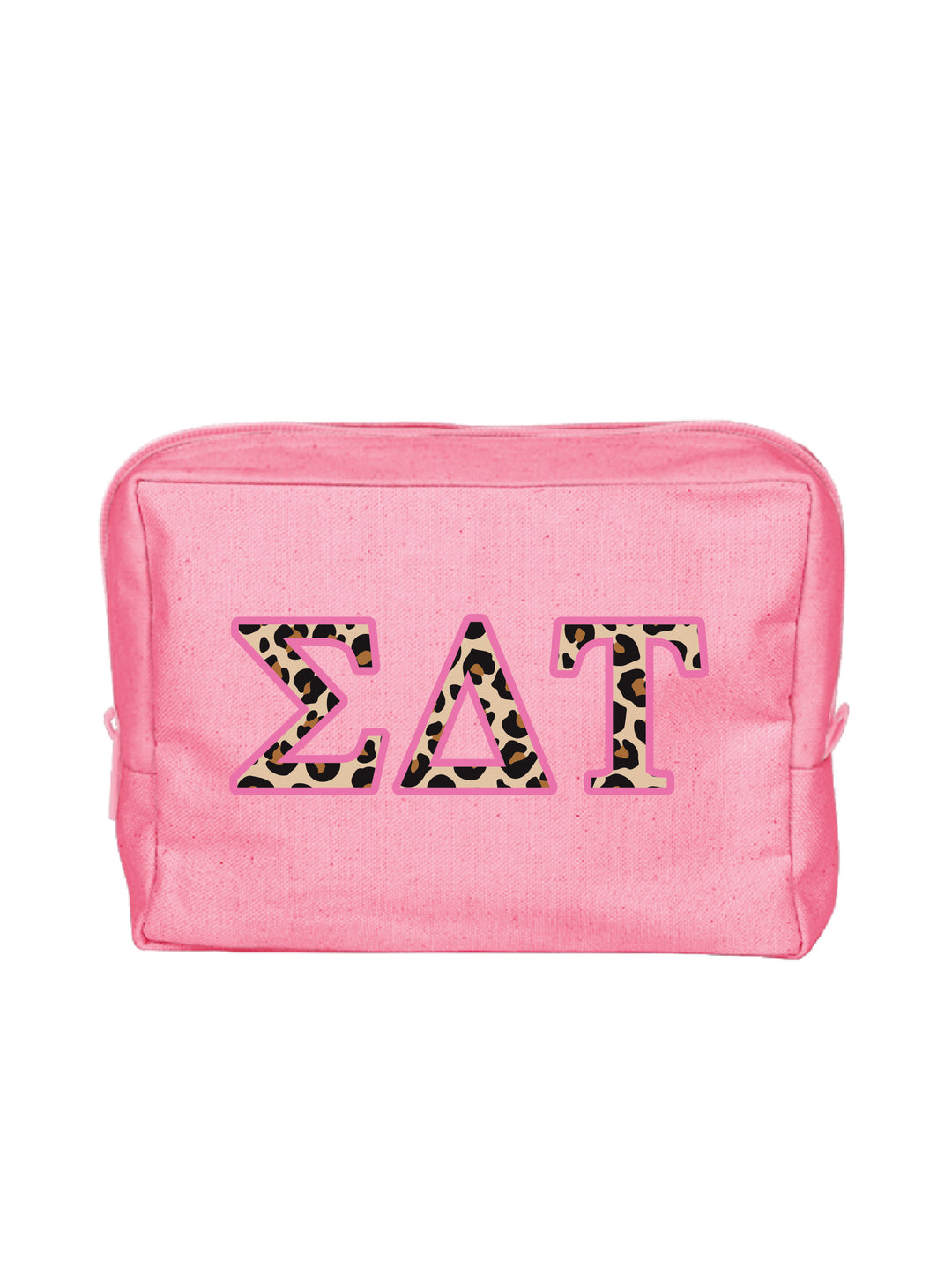 Cheetah Letters Sorority Make-Up Pouch