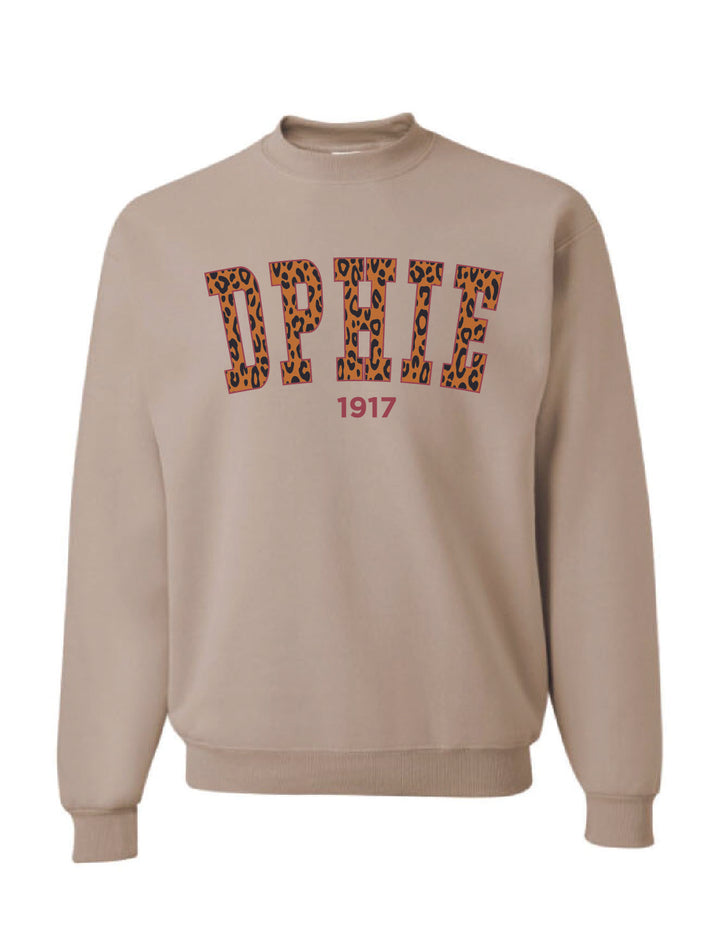 Cheetah Print Sorority Crewneck