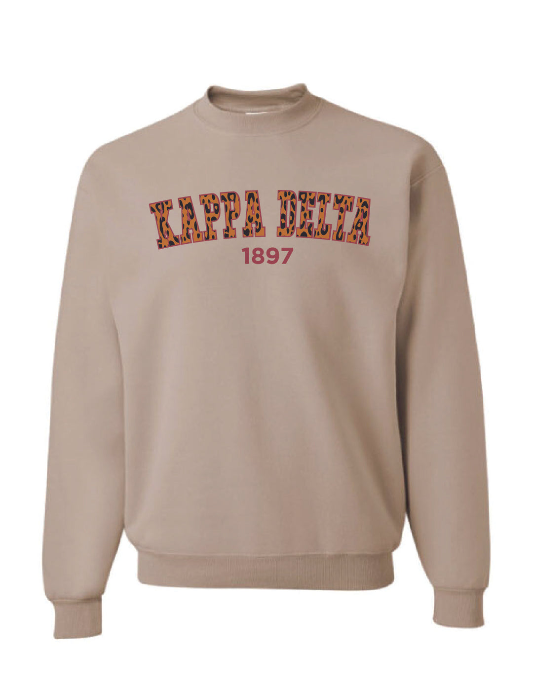 Cheetah Print Sorority Crewneck - 2XL - 3XL