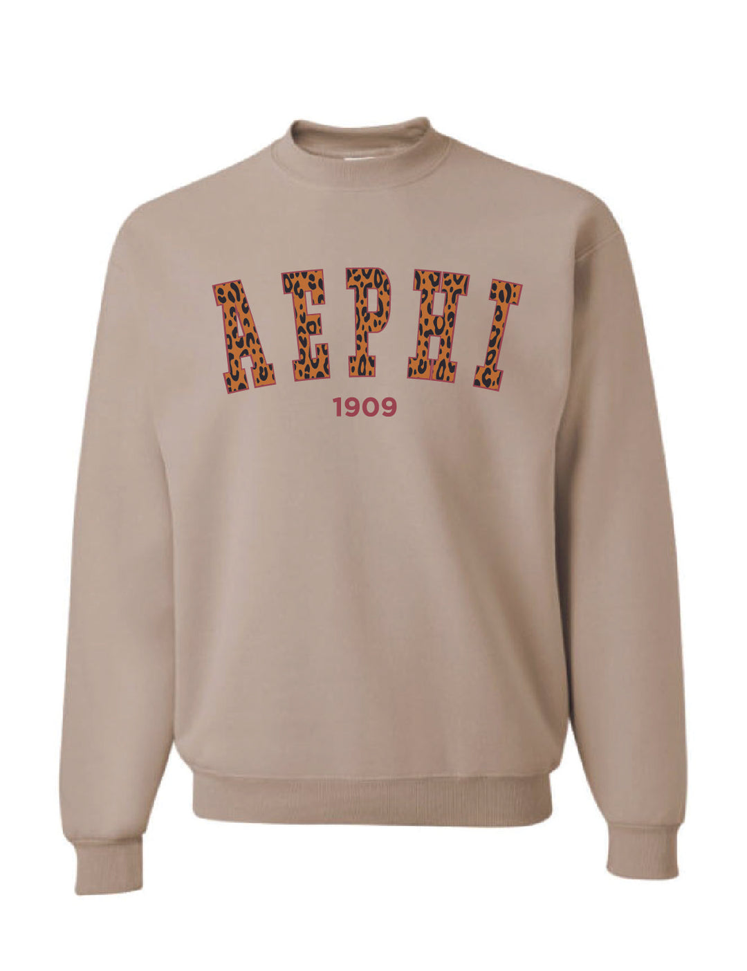 Cheetah Print Sorority Crewneck - 2XL - 3XL