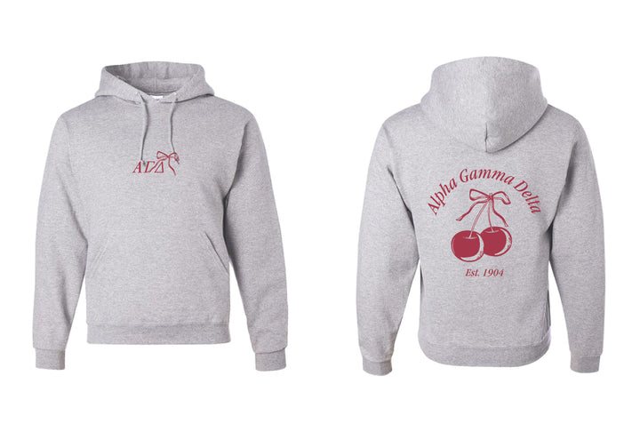 Cherry Bow Matching Set Sorority Hoodie