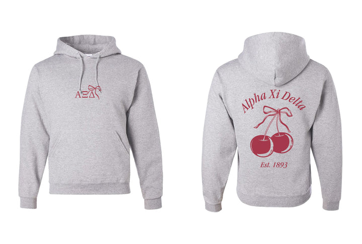 Cherry Bow Matching Set Sorority Hoodie