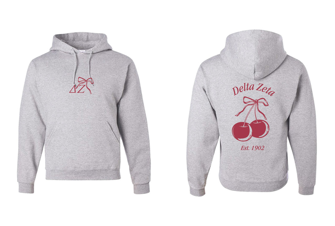 Cherry Bow Matching Set Sorority Hoodie - 2XL - 3XL