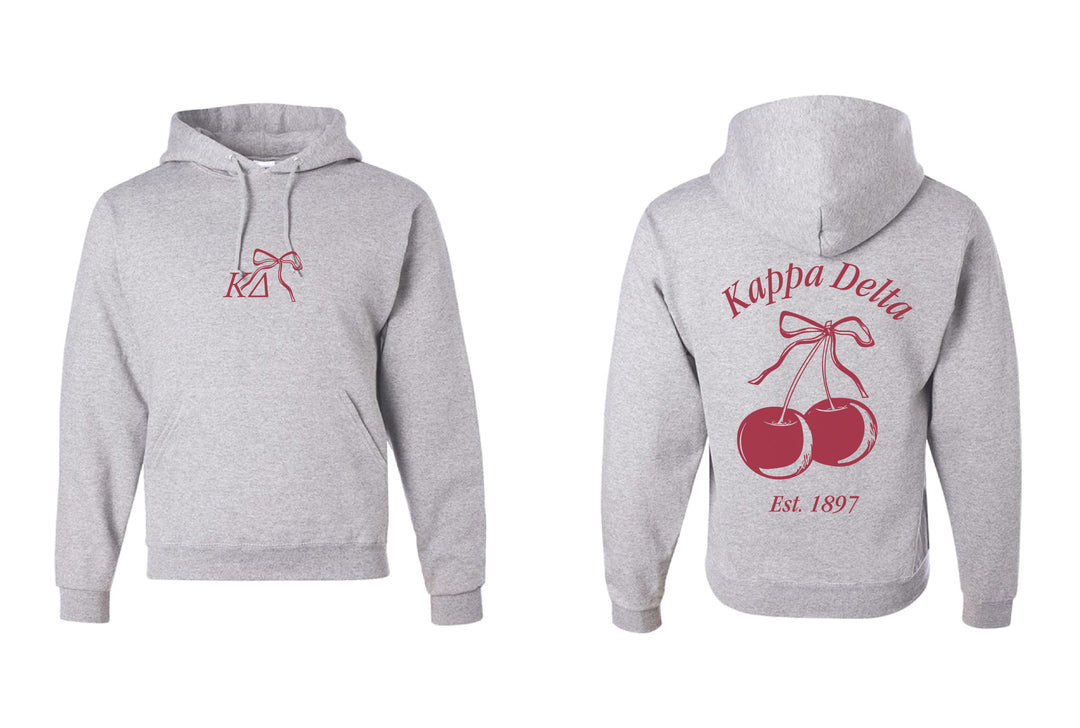 Cherry Bow Matching Set Sorority Hoodie