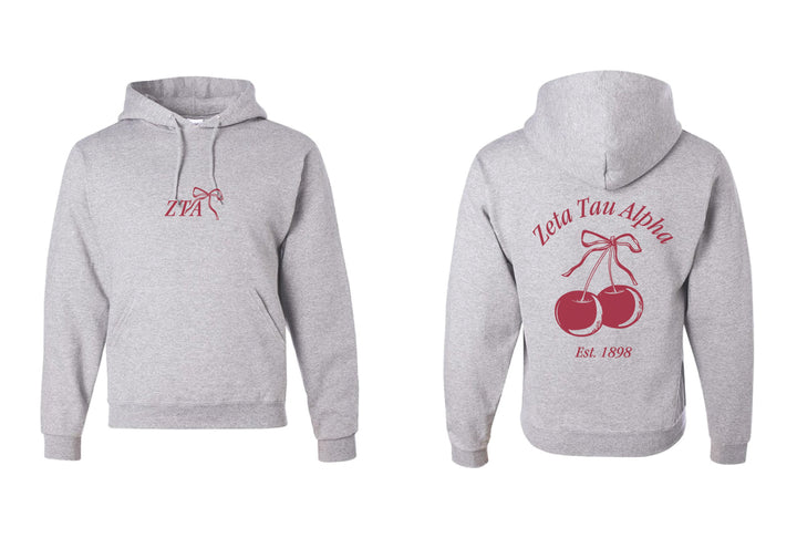 Cherry Bow Matching Set Sorority Hoodie - 2XL - 3XL