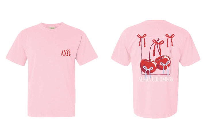 Cherry Bow Sorority Tee