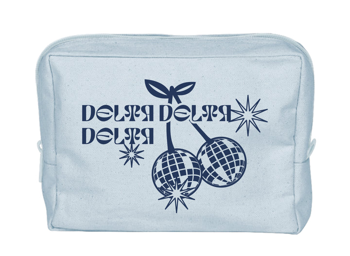 Cherry Disco Sorority Make-Up Pouch