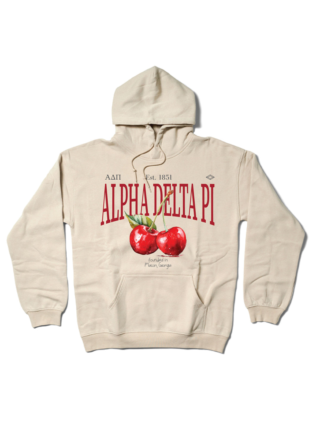 Alpha Delta Pi Cherry Matching Set Hoodie