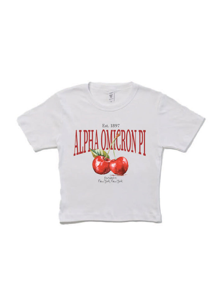 Cherry Sorority Baby Tee