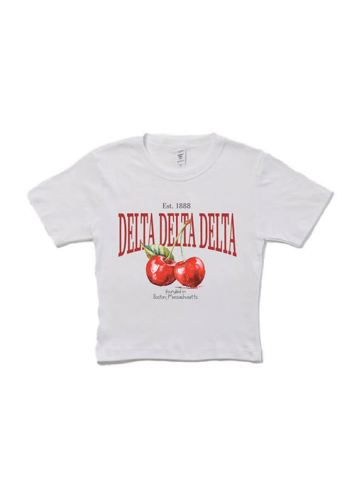 Cherry Sorority Baby Tee