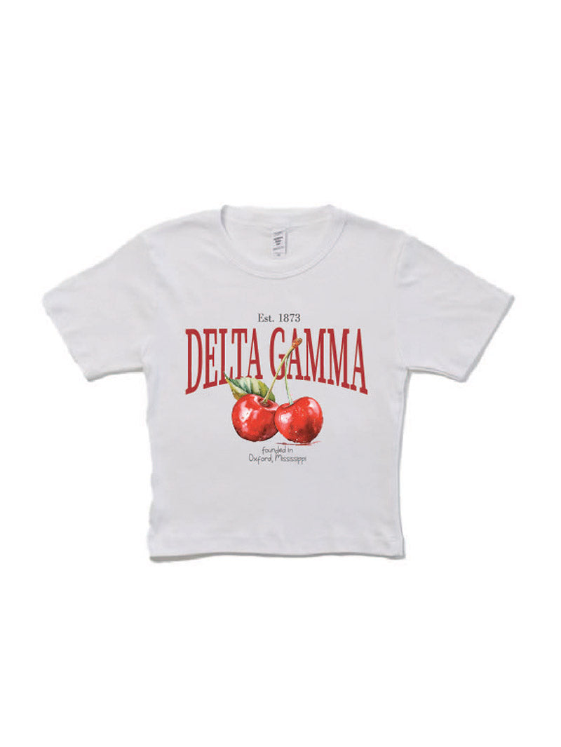 Cherry Sorority Baby Tee