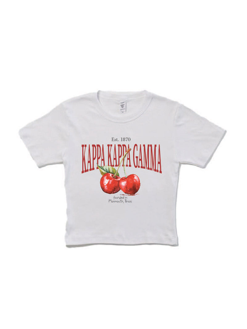 Cherry Sorority Baby Tee