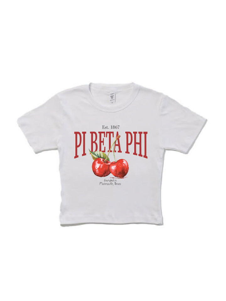 Cherry Sorority Baby Tee