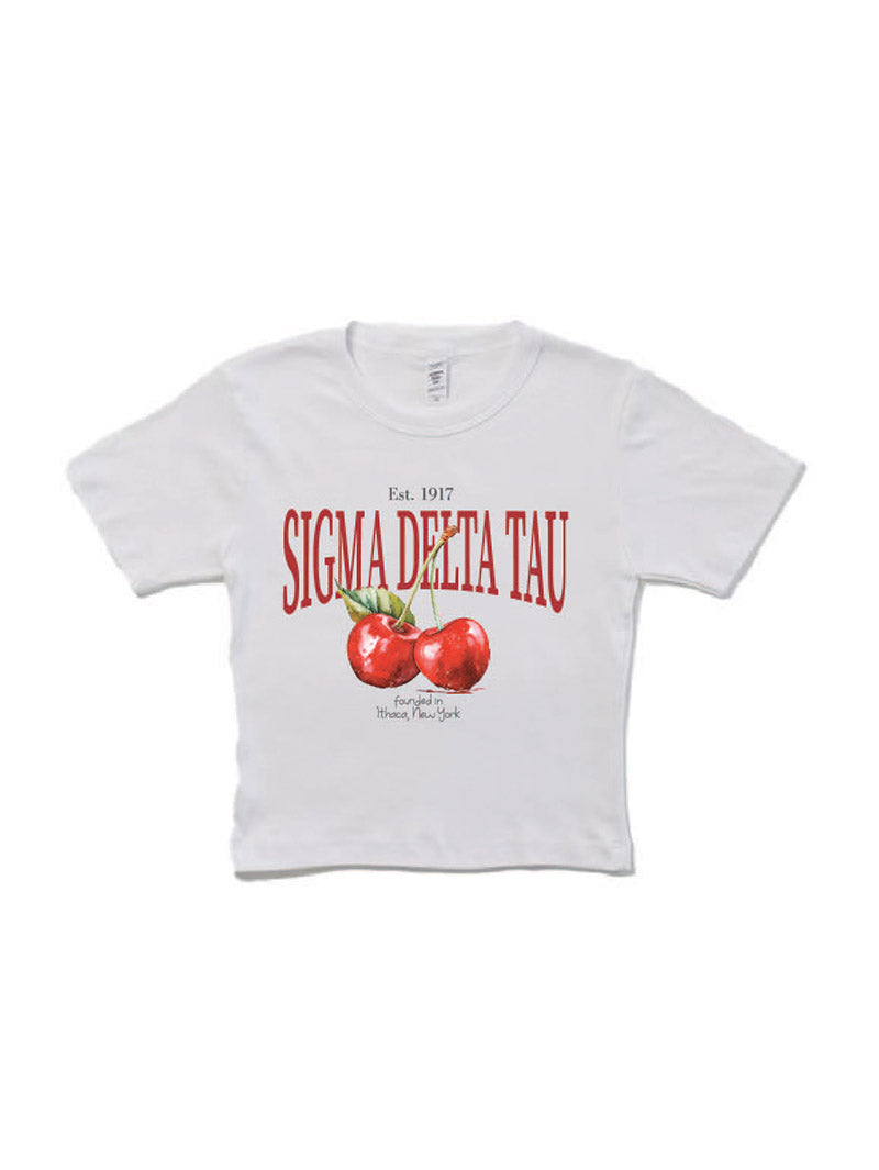 Cherry Sorority Baby Tee